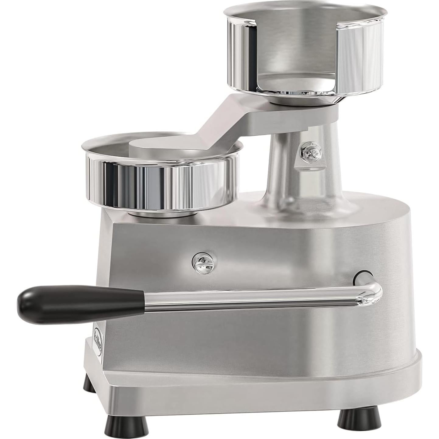 Prensa de Hamburguesas KoolMore CHM-4 Acero Inoxidable 10.2 cm