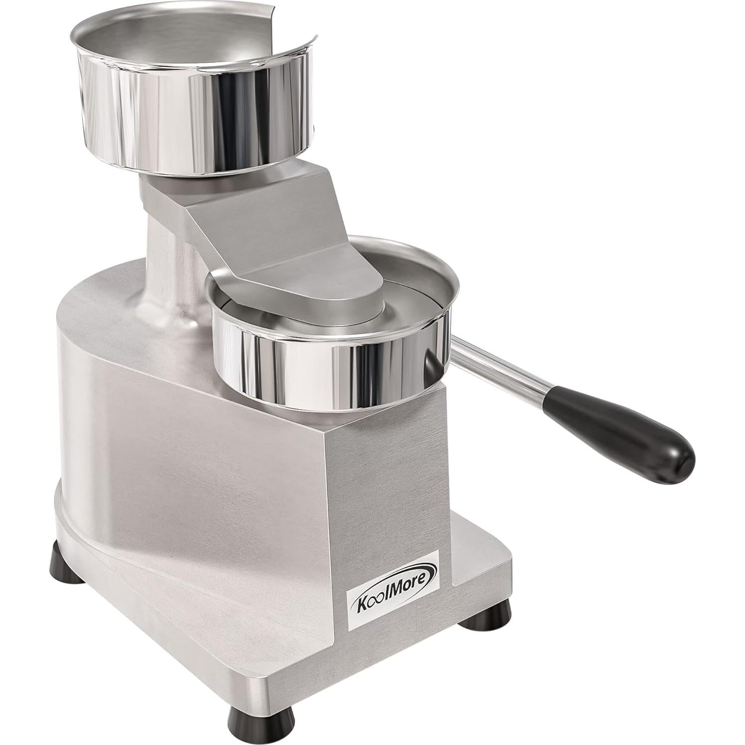 Prensa de Hamburguesas KoolMore CHM-4 Acero Inoxidable 10.2 cm