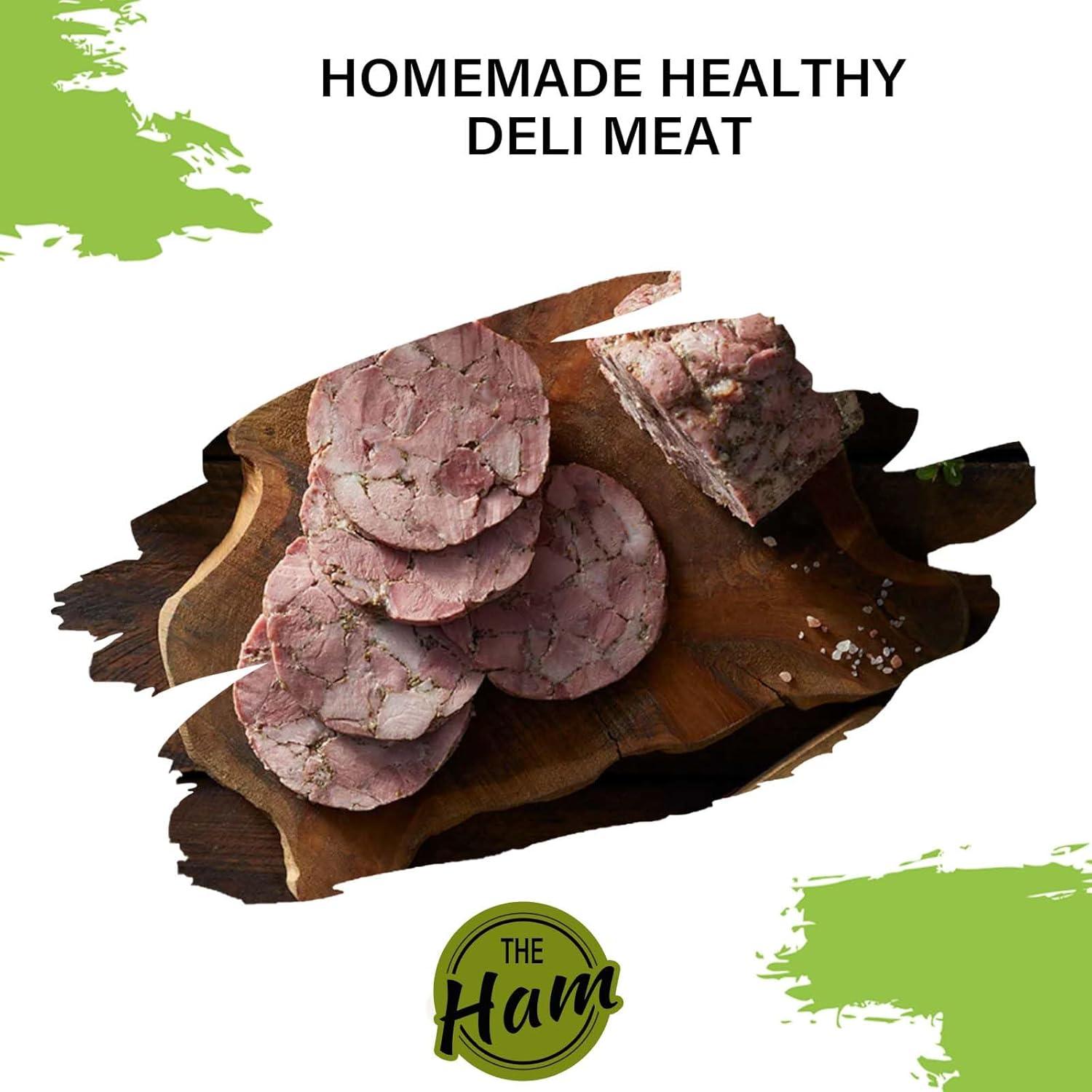 Prensa de Carne KAYCROWN con Termómetro - 1.5L Acero Inoxidable