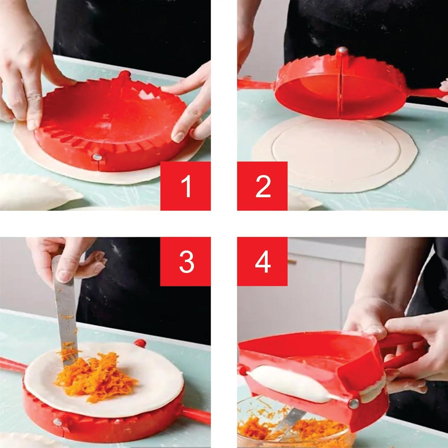 Prensa para Empanadas BIZYAC 15.24 cm - Molde 2 en 1