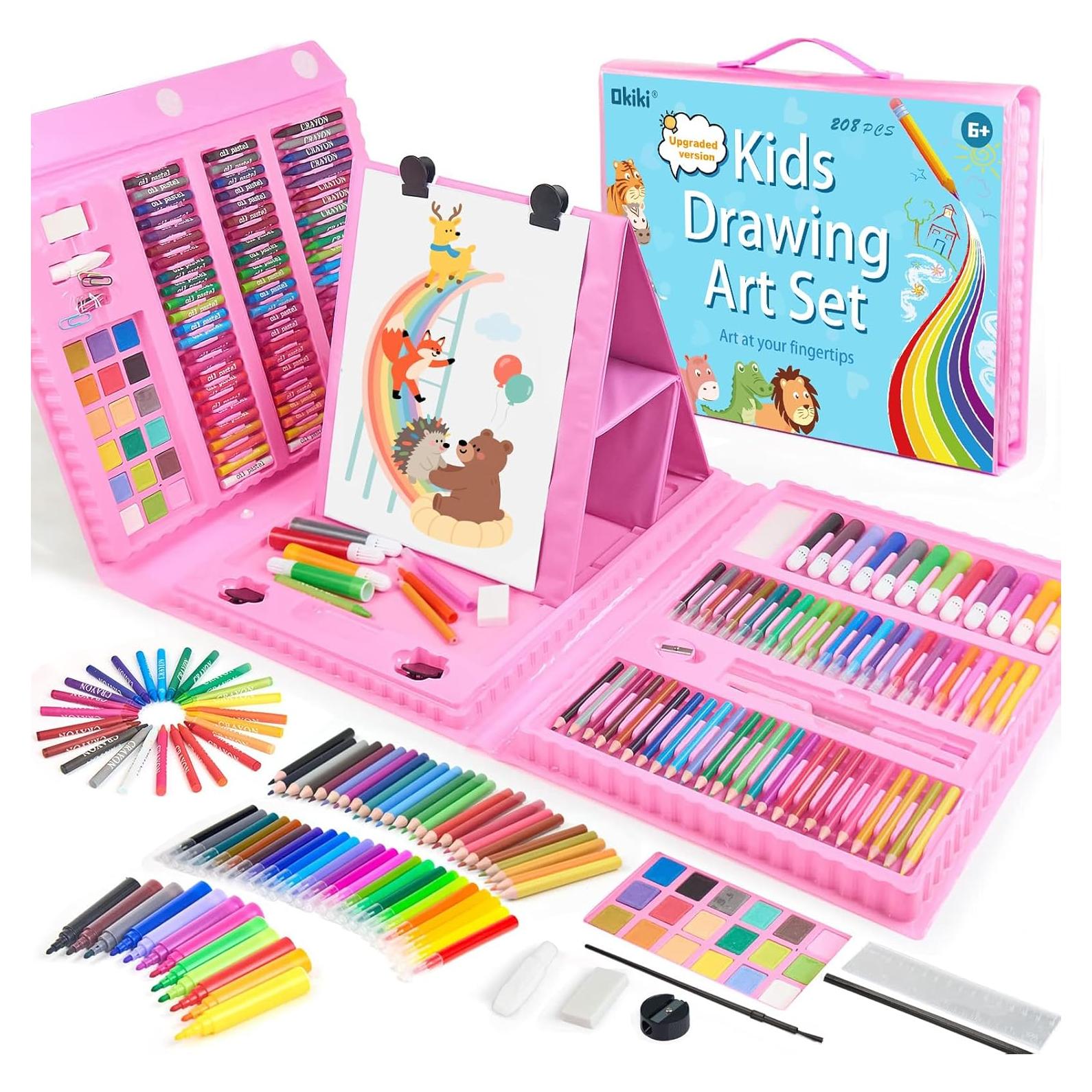 Kit de Dibujo 297 Piezas Okiki para Niños Artistas
