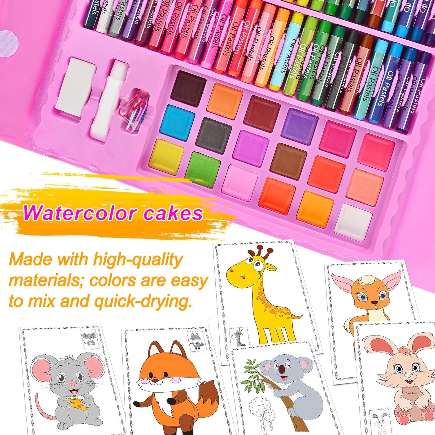 Kit de Dibujo 297 Piezas Okiki para Niños Artistas
