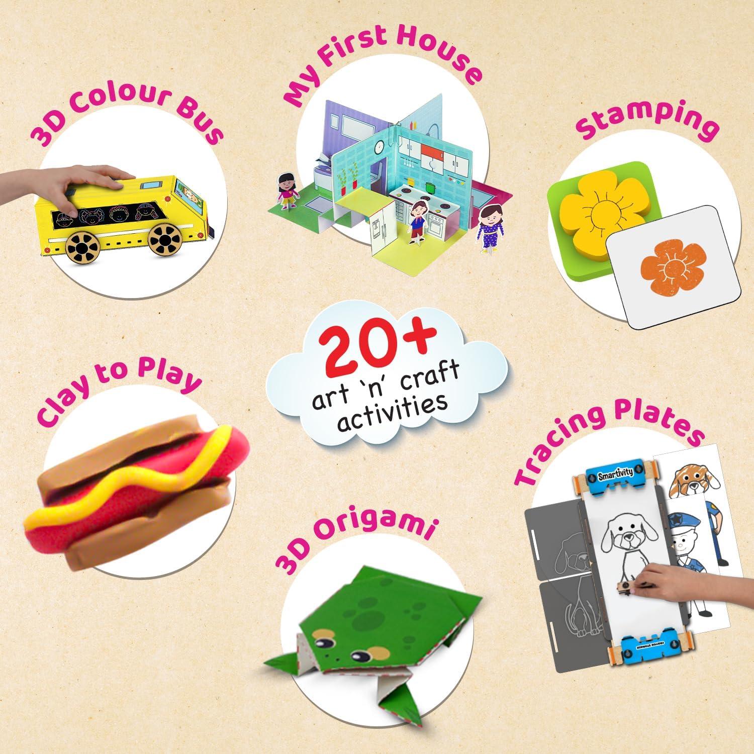 Kit de Arte y Manualidades Smartivity 20 en 1 para Niños 5-9 Años