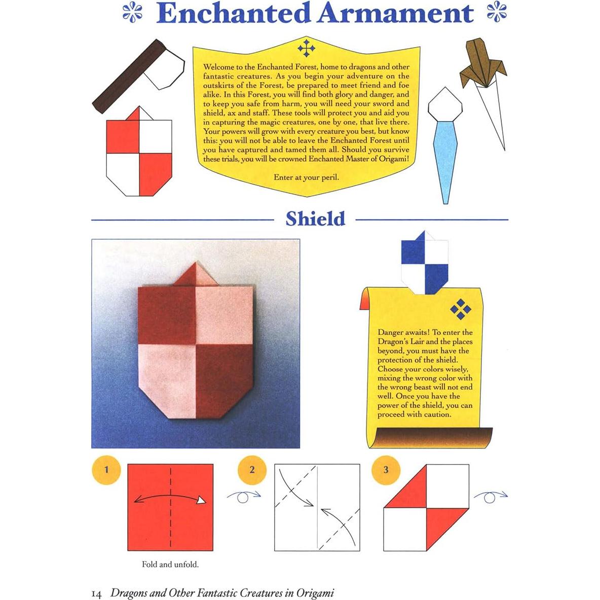 Dragons and Other Fantastic Creatures in Origami (Dover Crafts: Origami & Papercrafts)