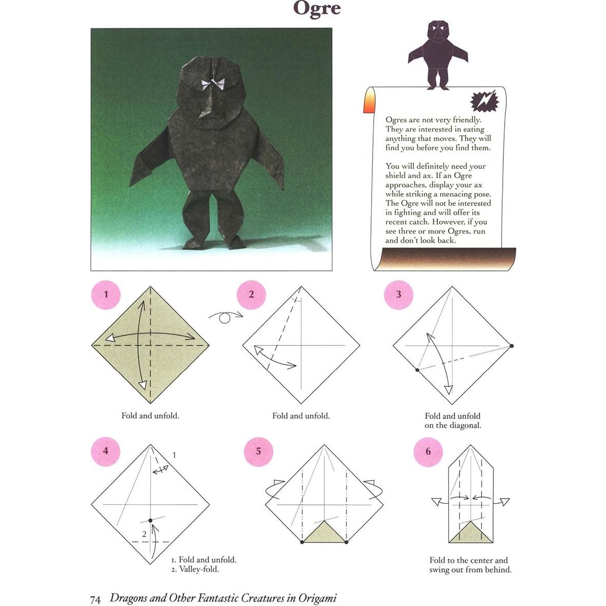 Dragons and Other Fantastic Creatures in Origami (Dover Crafts: Origami & Papercrafts)