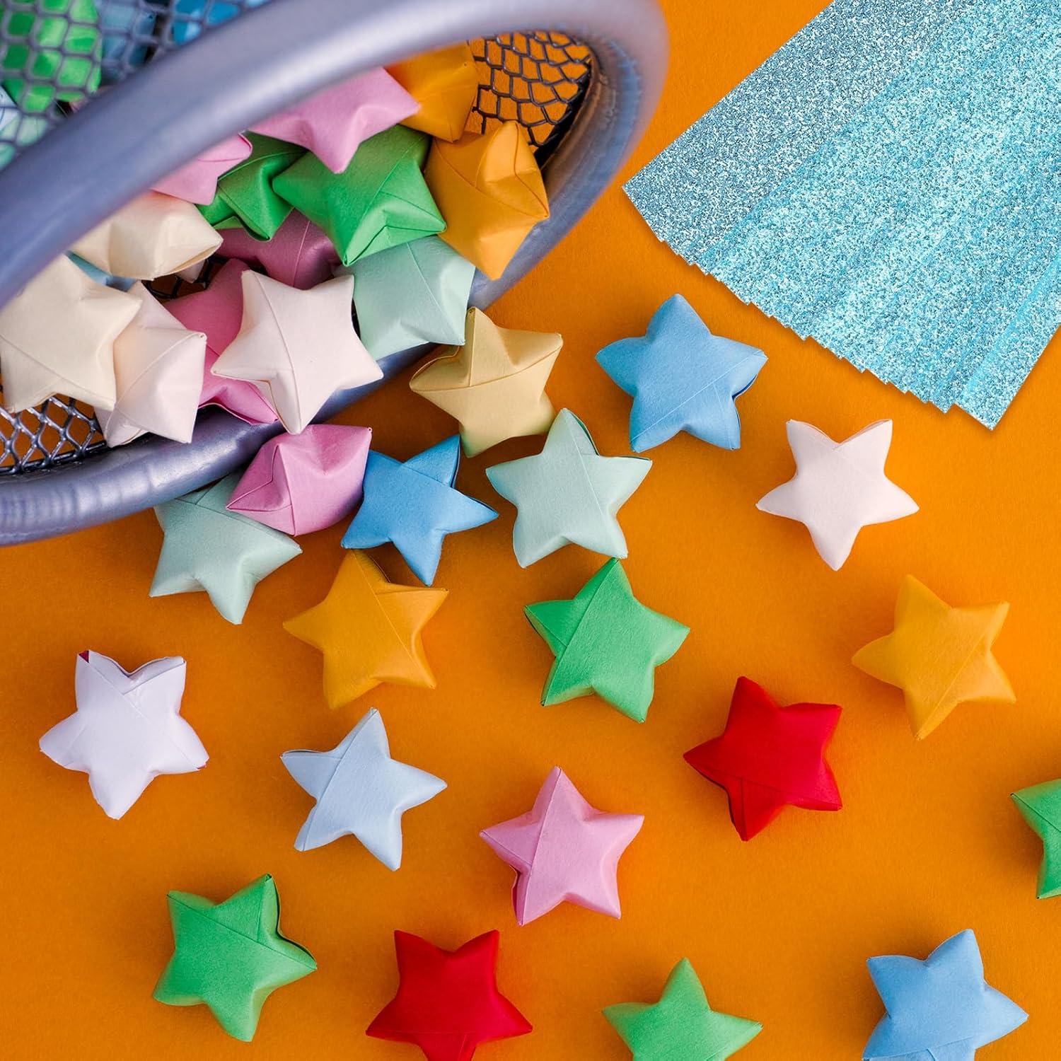 Papel Origami Verde MECCANIXITY 360 Hojas 24x1 cm para Manualidades