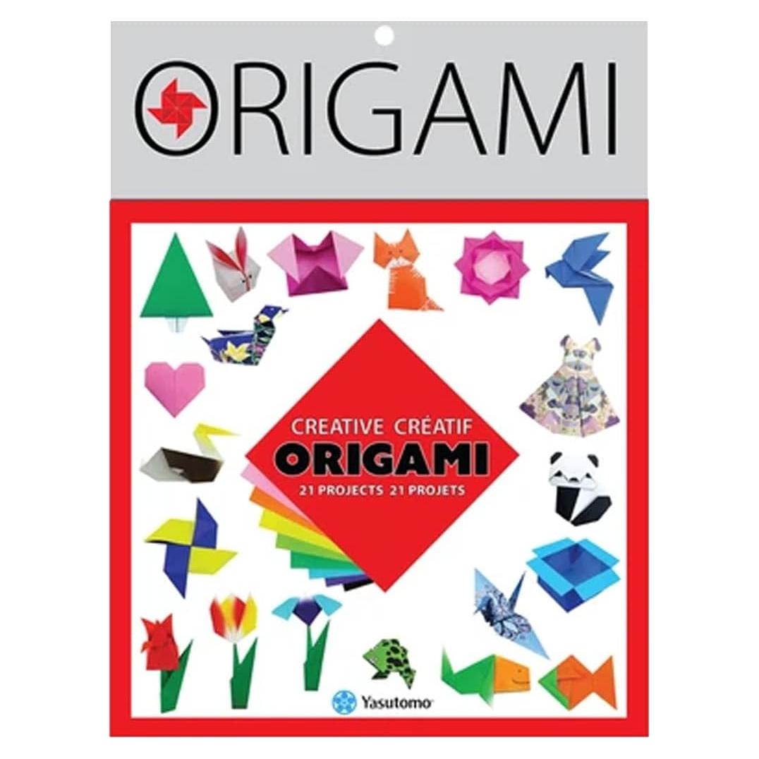 Kit de Origami Yasutomo 21 Proyectos 60 Hojas de Papel