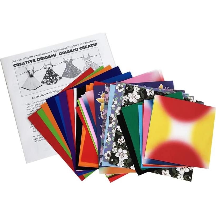 Kit de Origami Yasutomo 21 Proyectos 60 Hojas de Papel