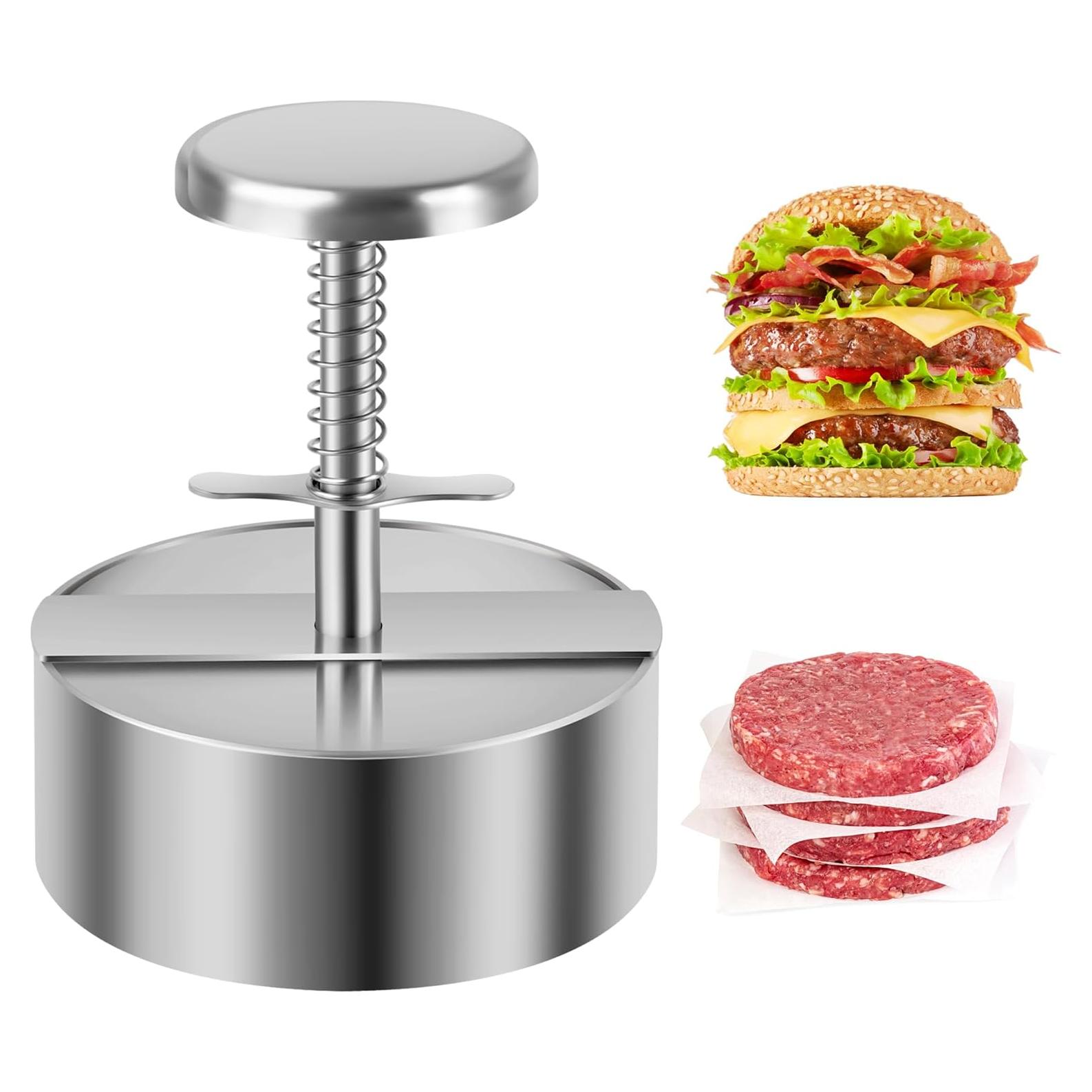 Prensa de Hamburguesas Ajustable XRZXZN 11.48 cm Acero Inoxidable
