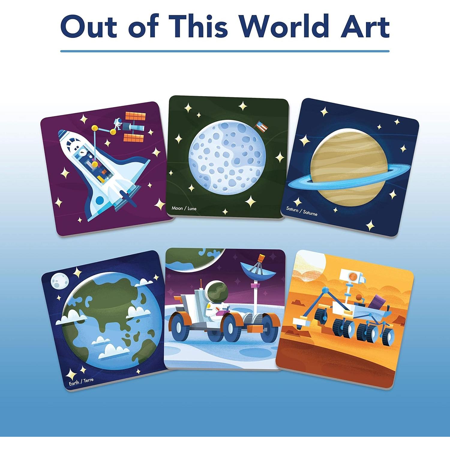 Juego de Memoria Espacial Ravensburger - Educativo 48 Fichas