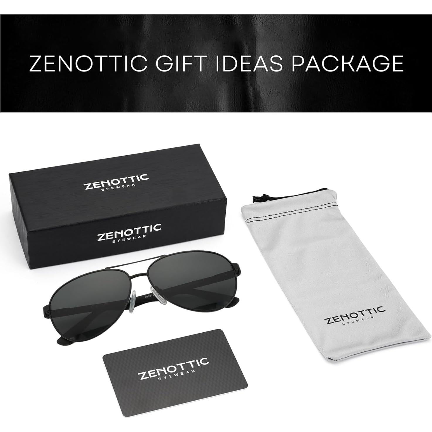 Gafas de sol aviador ZENOTTIC polarizadas con protección UV