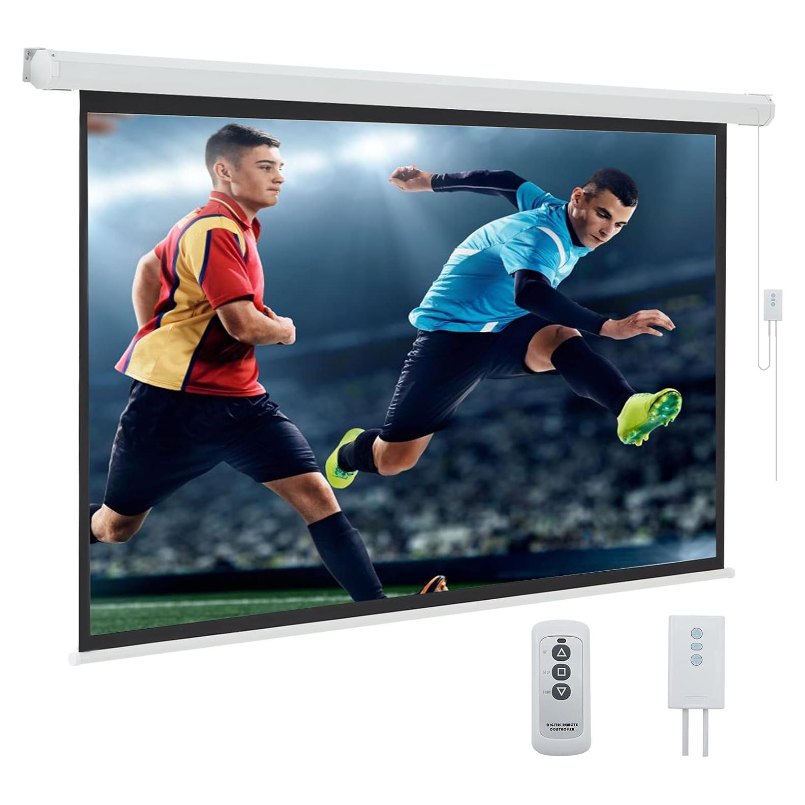 Pantalla de Proyección Motorizada YODOLLA 84" 4K HD 16:9
