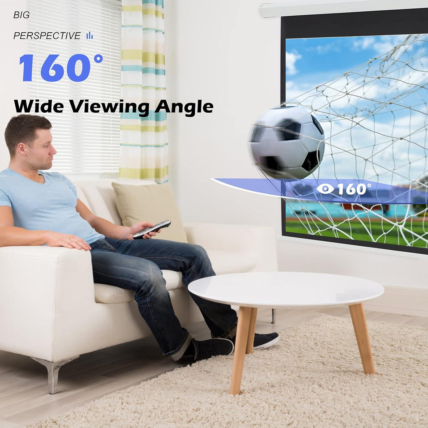 Pantalla de Proyección Motorizada YODOLLA 84" 4K HD 16:9