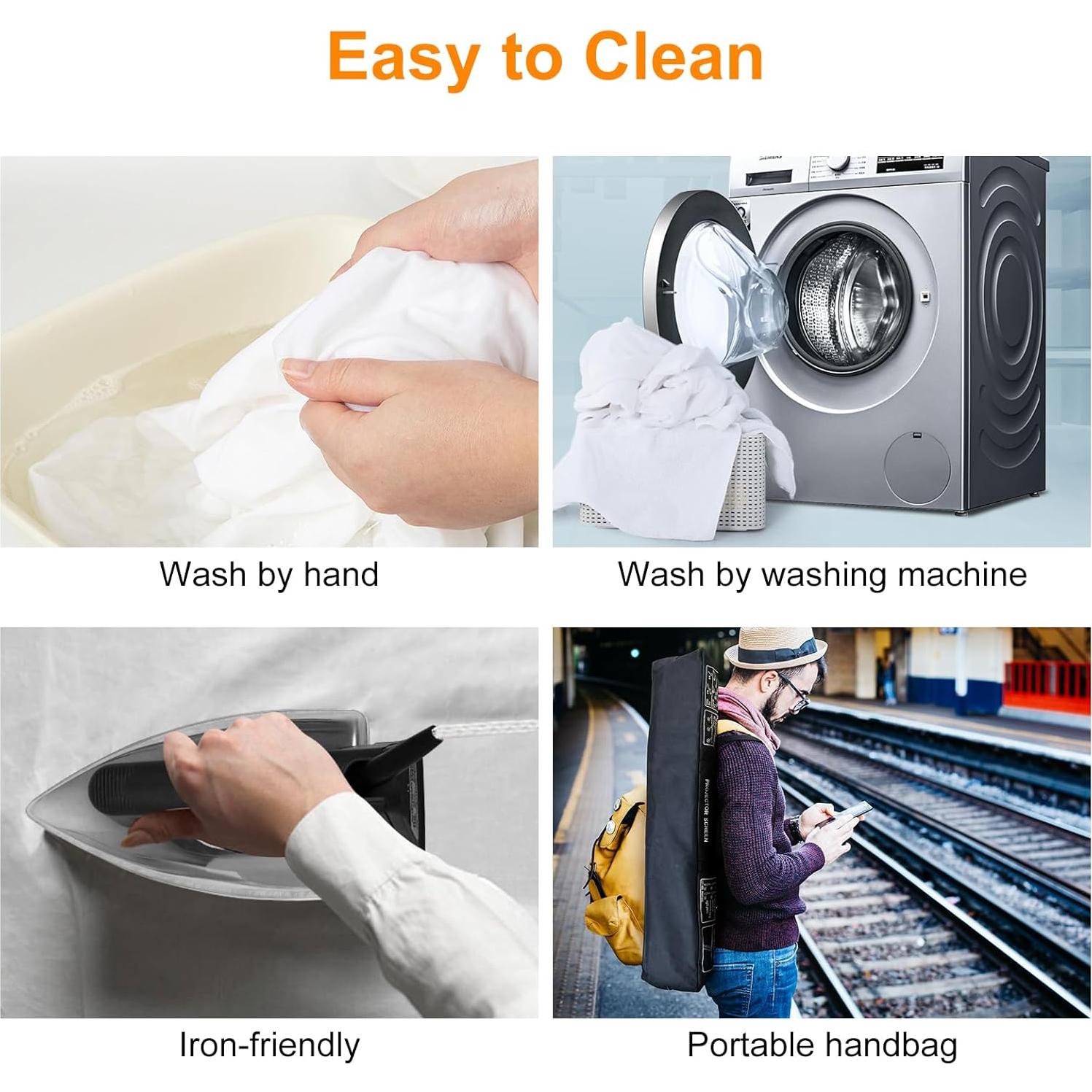 Pantalla de Proyector Plegable 120" 4K HD SKERELL Anti-Arrugas