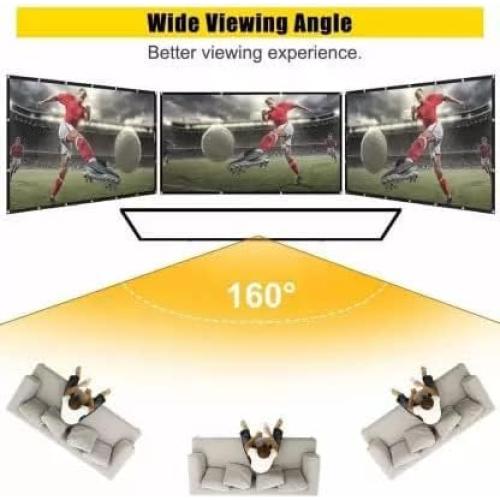 Pantalla de Proyector MOIZ 120" Plegable Doble Cara 16:9