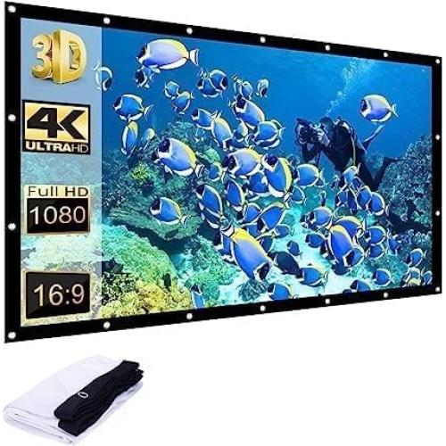 Pantalla de Proyector MOIZ 120" Plegable Doble Cara 16:9