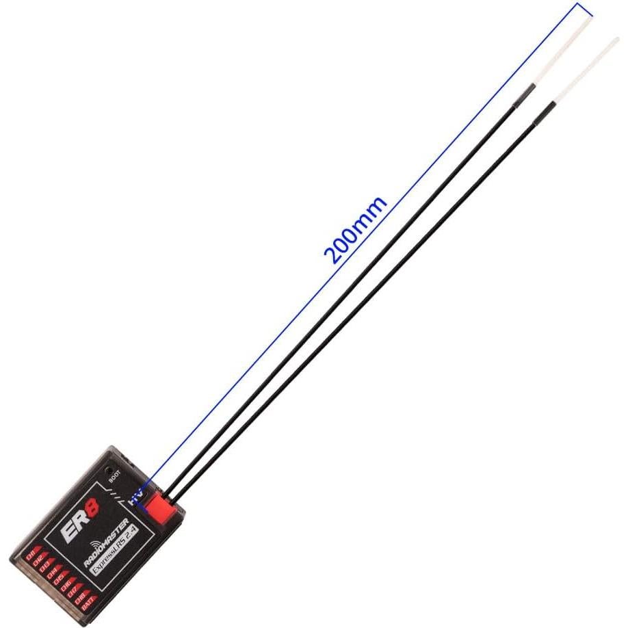 Receptor PWM Radiomaster ER8 2.4GHz 100mW Doble Antena