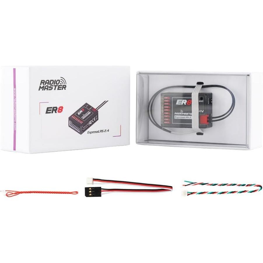 Receptor PWM Radiomaster ER8 2.4GHz 100mW Doble Antena