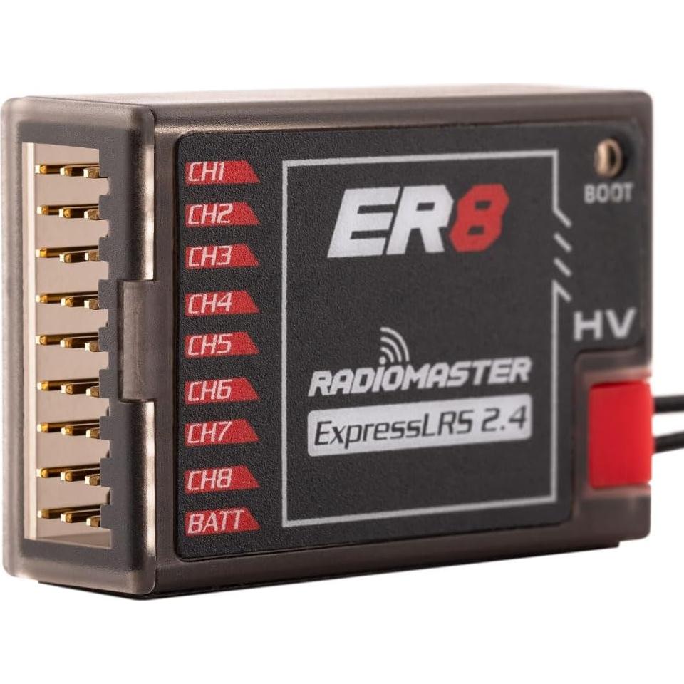 Receptor PWM Radiomaster ER8 2.4GHz 100mW Doble Antena
