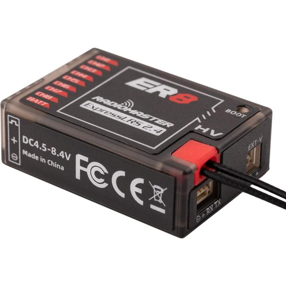 Receptor PWM Radiomaster ER8 2.4GHz 100mW Doble Antena