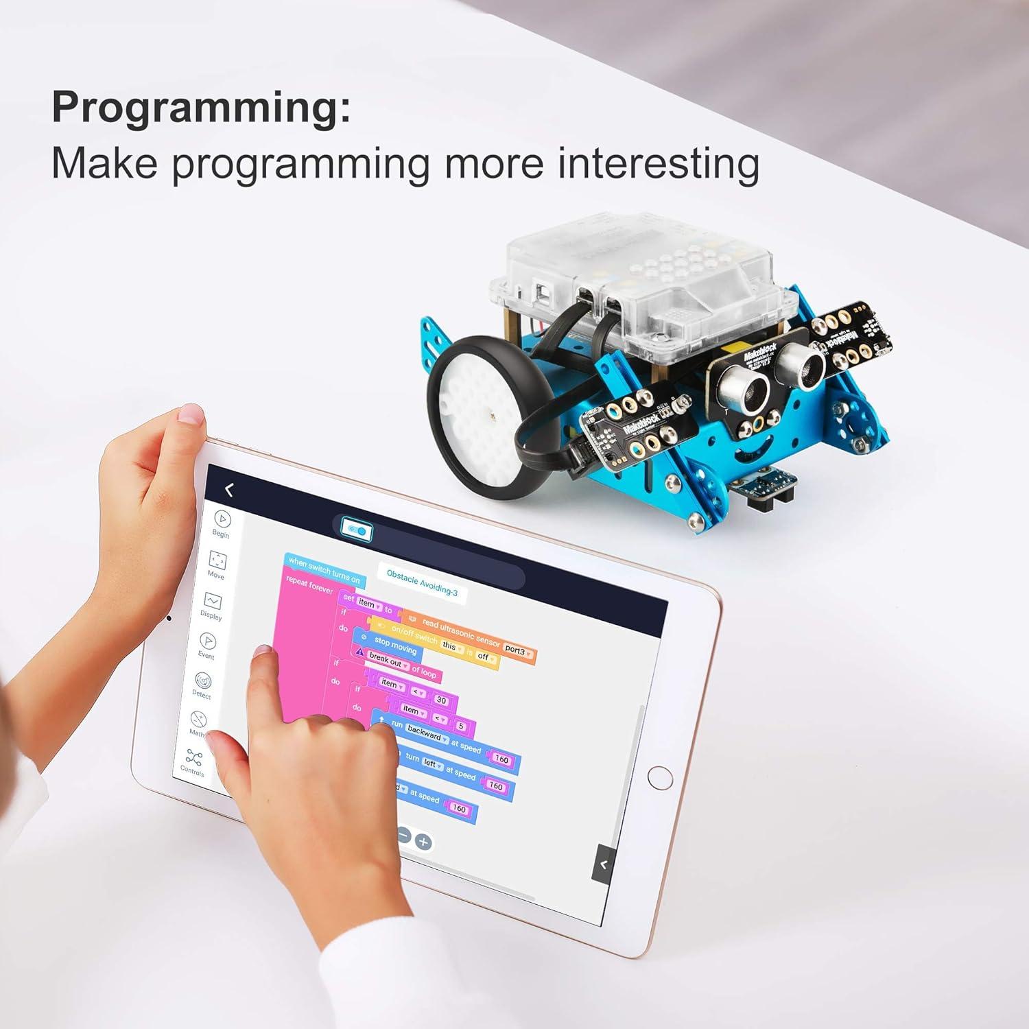 Kit de Robot mBot Makeblock con Luz y Sonido Interactivos