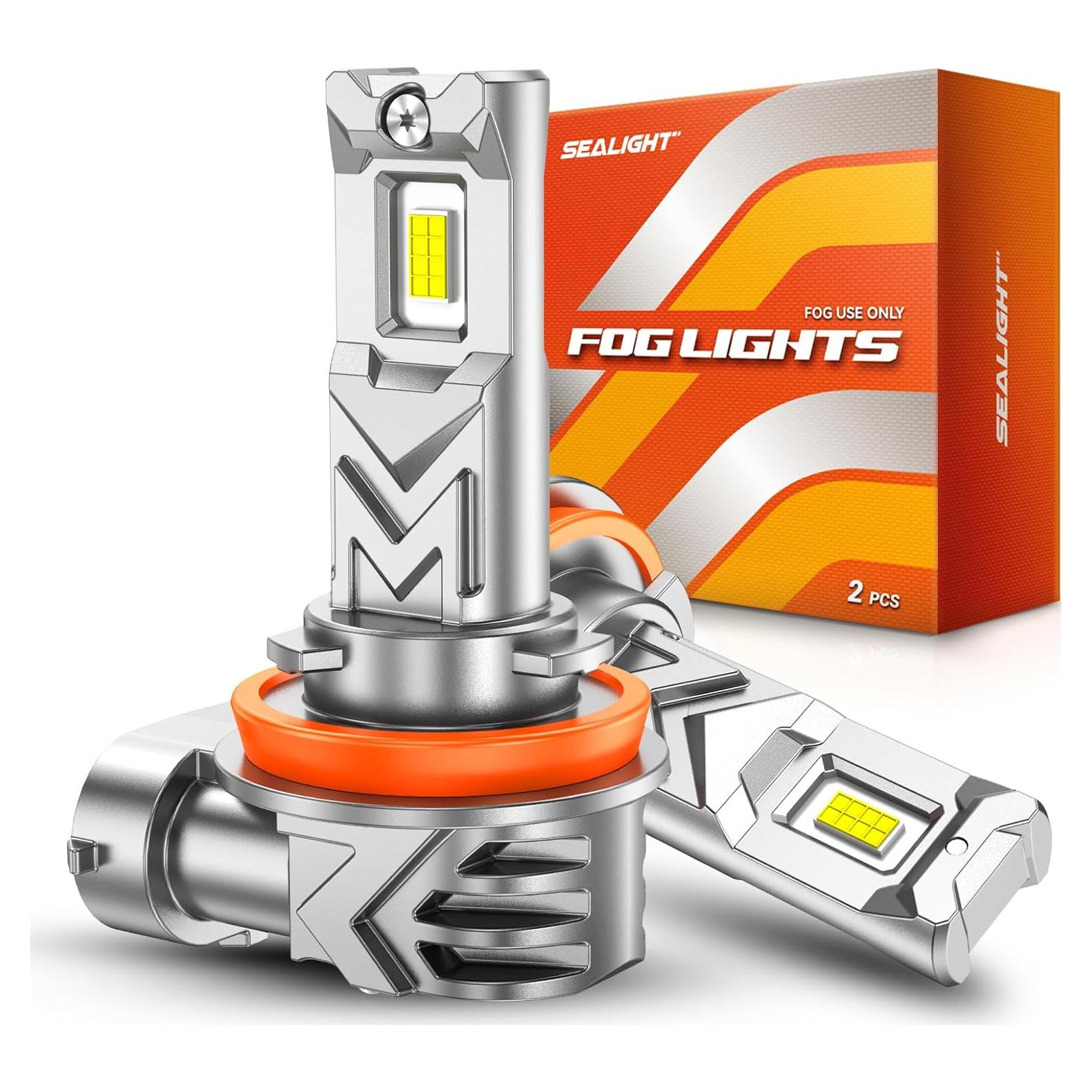 Bombilla LED de Luz de Niebla SEALIGHT H11 H16 H8 14000 Lúmenes