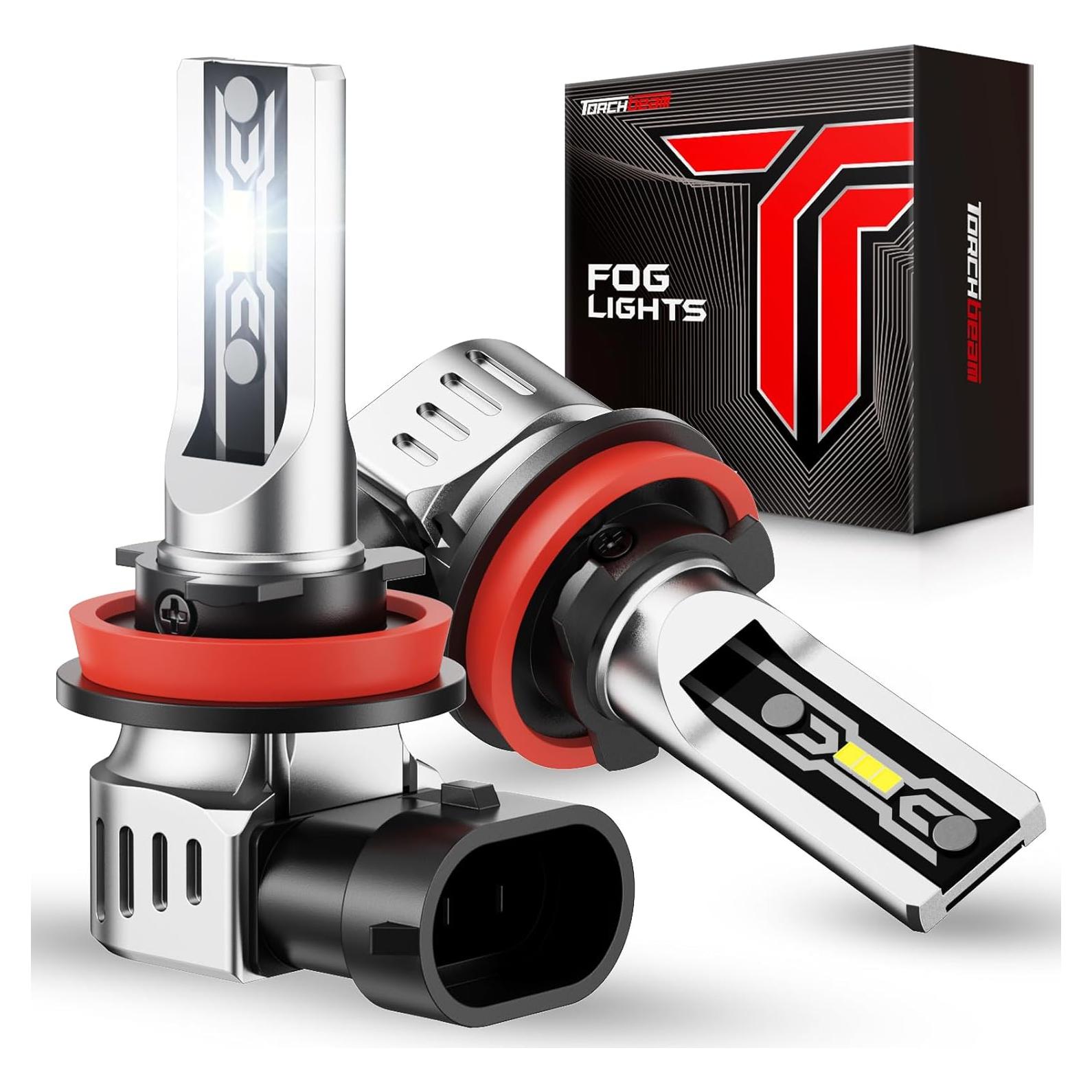 Bombillas LED de Niebla Torchbeam H11/H8, 12000 Lúmenes, IP68