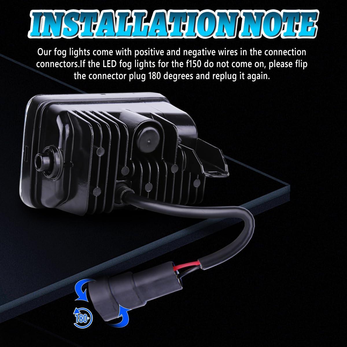 Luces Antiniebla LED BICYACO para Ford F150 2015-2020 36W