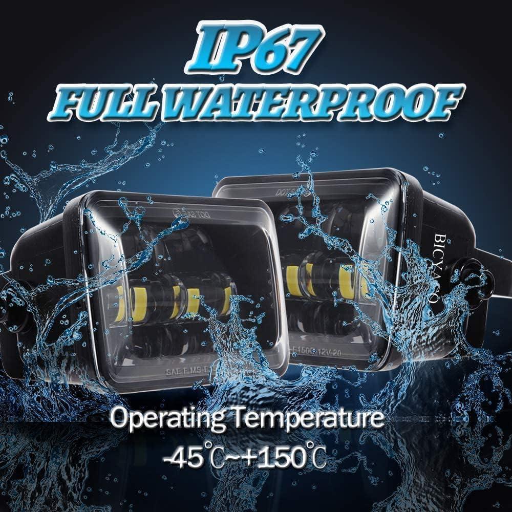 Luces Antiniebla LED BICYACO para Ford F150 2015-2020 36W