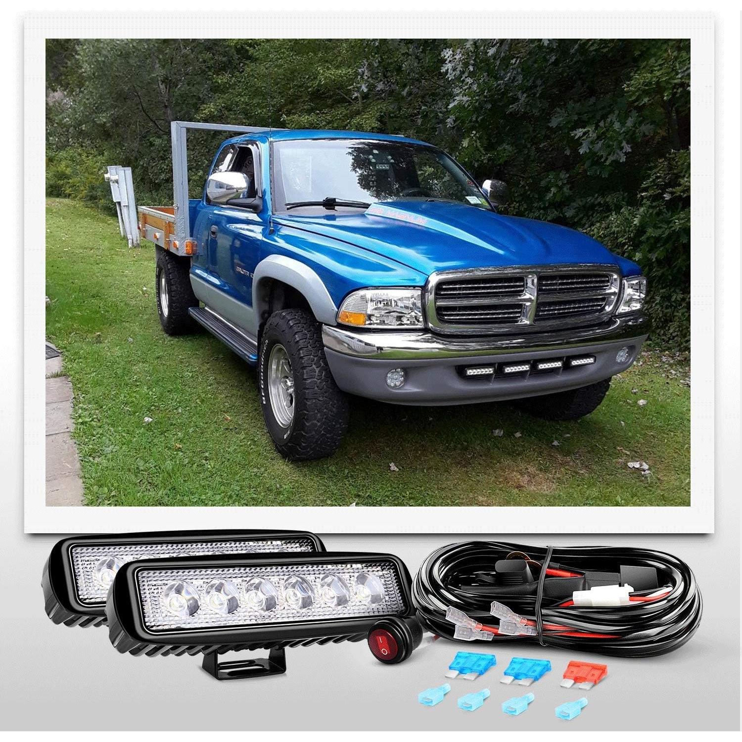 Luces LED Nilight 18W Spot con Kit de Cableado Off Road