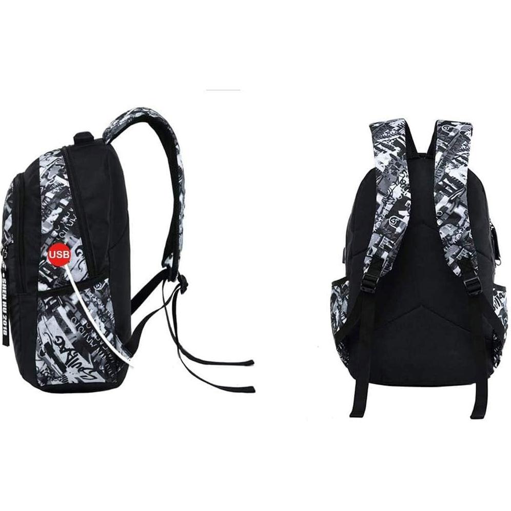 Mochila Escolar Asge Camuflaje 20L Ergonomía Niños Adolescentes