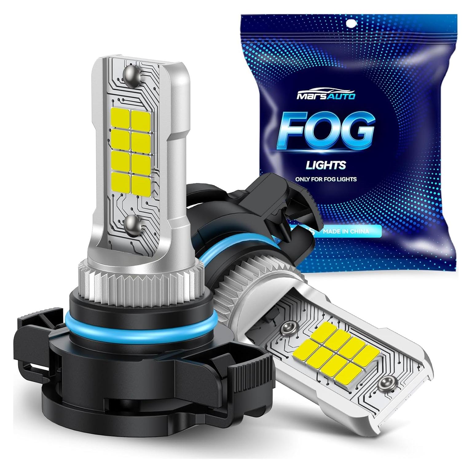 Bombillas LED de Niebla Marsauto G2S 5202 6000K 10000 Lúmenes