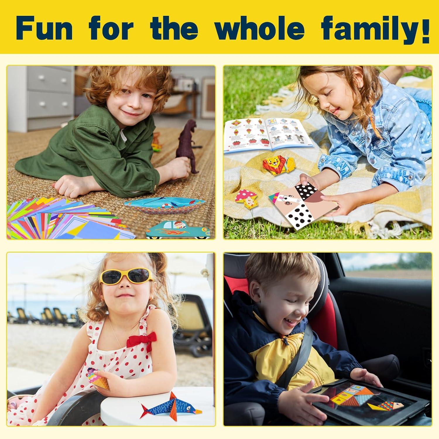 Kit de Papel Origami AluAbi 152 Hojas 14x14 cm