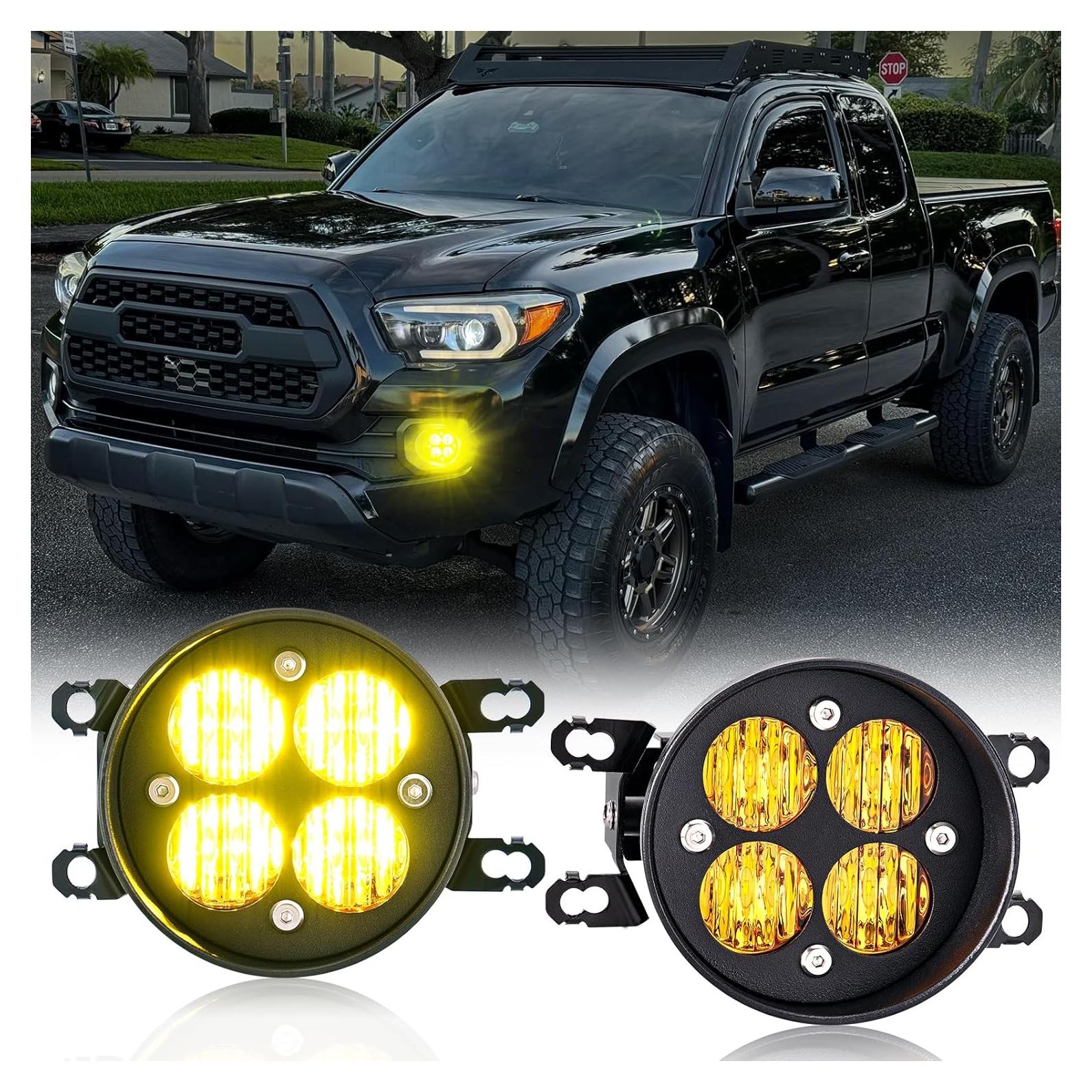 Luces de Niebla LED AUYICH Amarillas para Tacoma 2012-2023