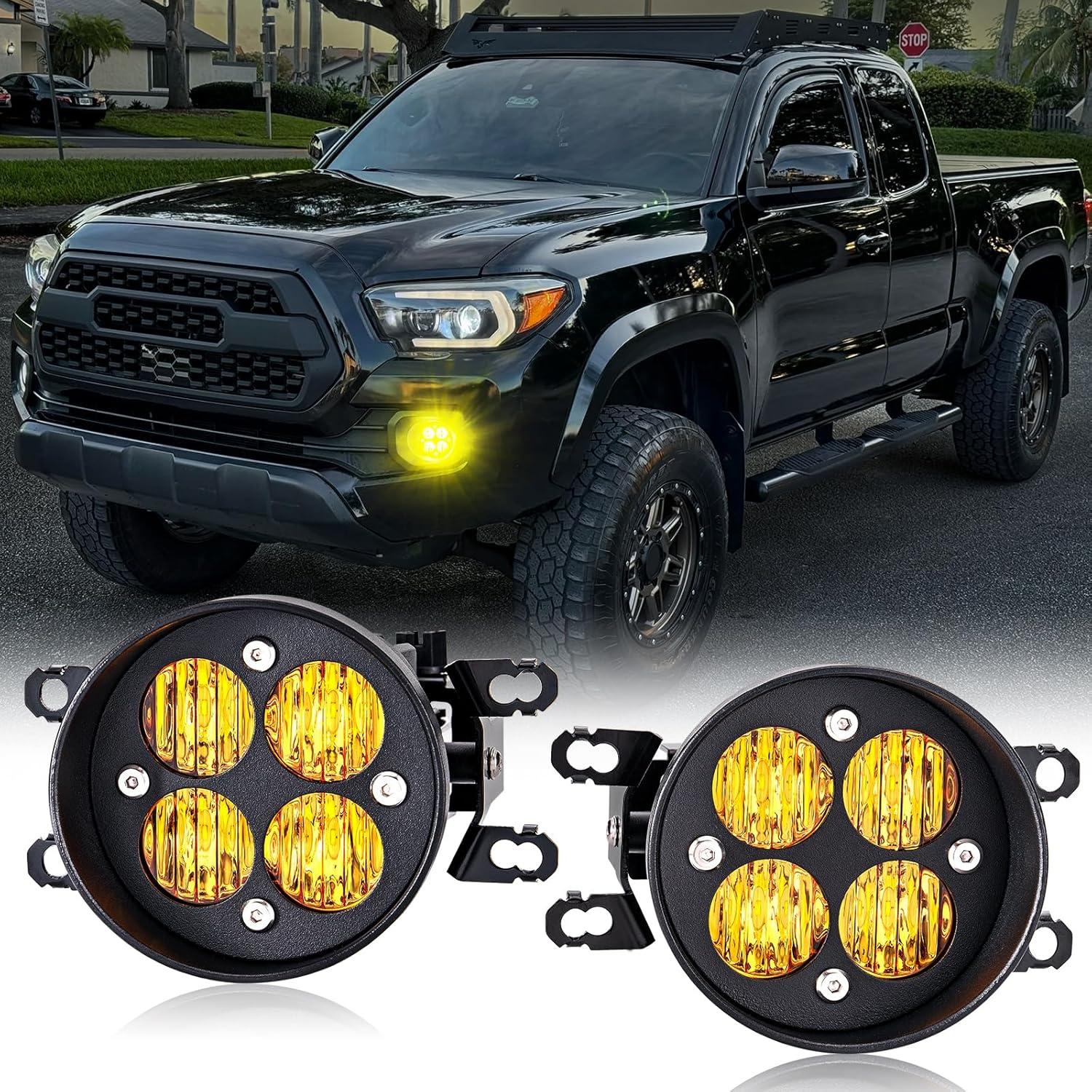 Luces de Niebla LED AUYICH Amarillas para Tacoma 2012-2023