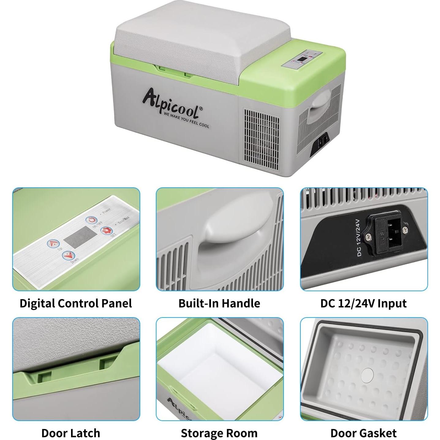 Frigorífico Portátil Alpicool Y20T 21 Litros para Coche