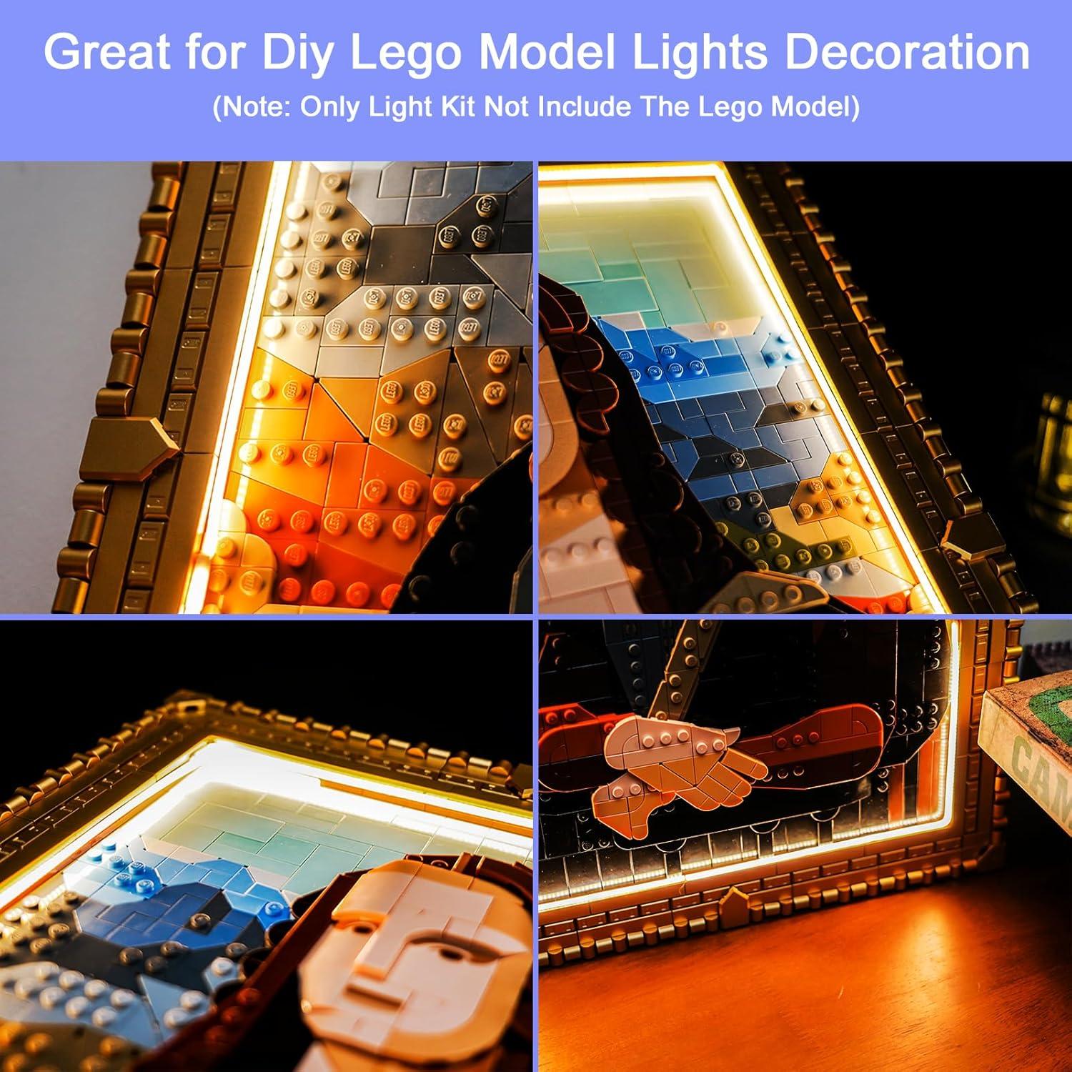 Kit de Luz LED Mejorado para Lego Mona Lisa - 15.6x10.1cm