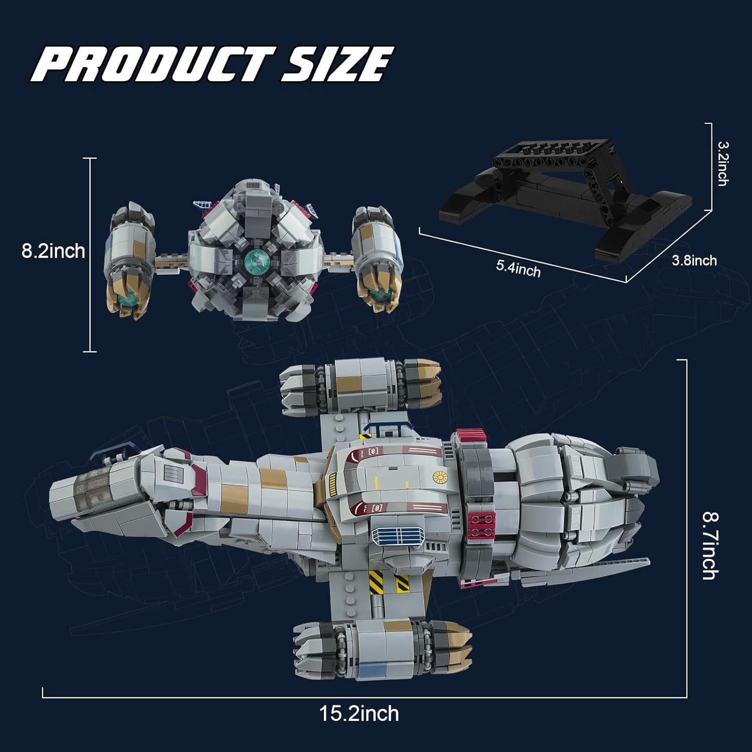 Juego de Construcción Nave Espacial ATRtoyMF 1345 Piezas