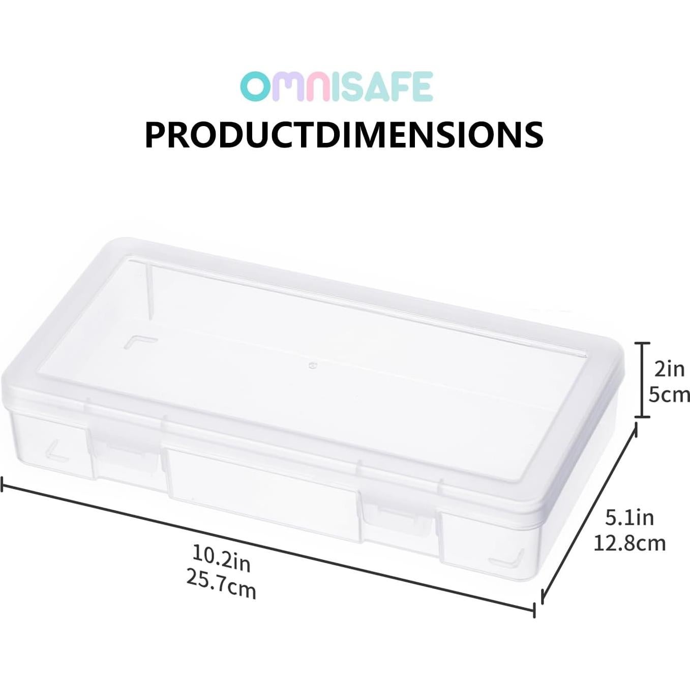 Organizadores de Plástico Medianos OMNISAFE - Paquete de 9