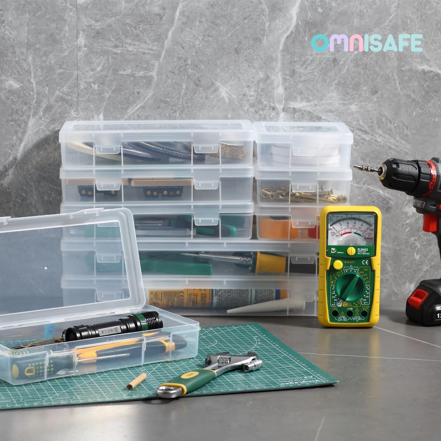 Organizadores de Plástico Medianos OMNISAFE - Paquete de 9