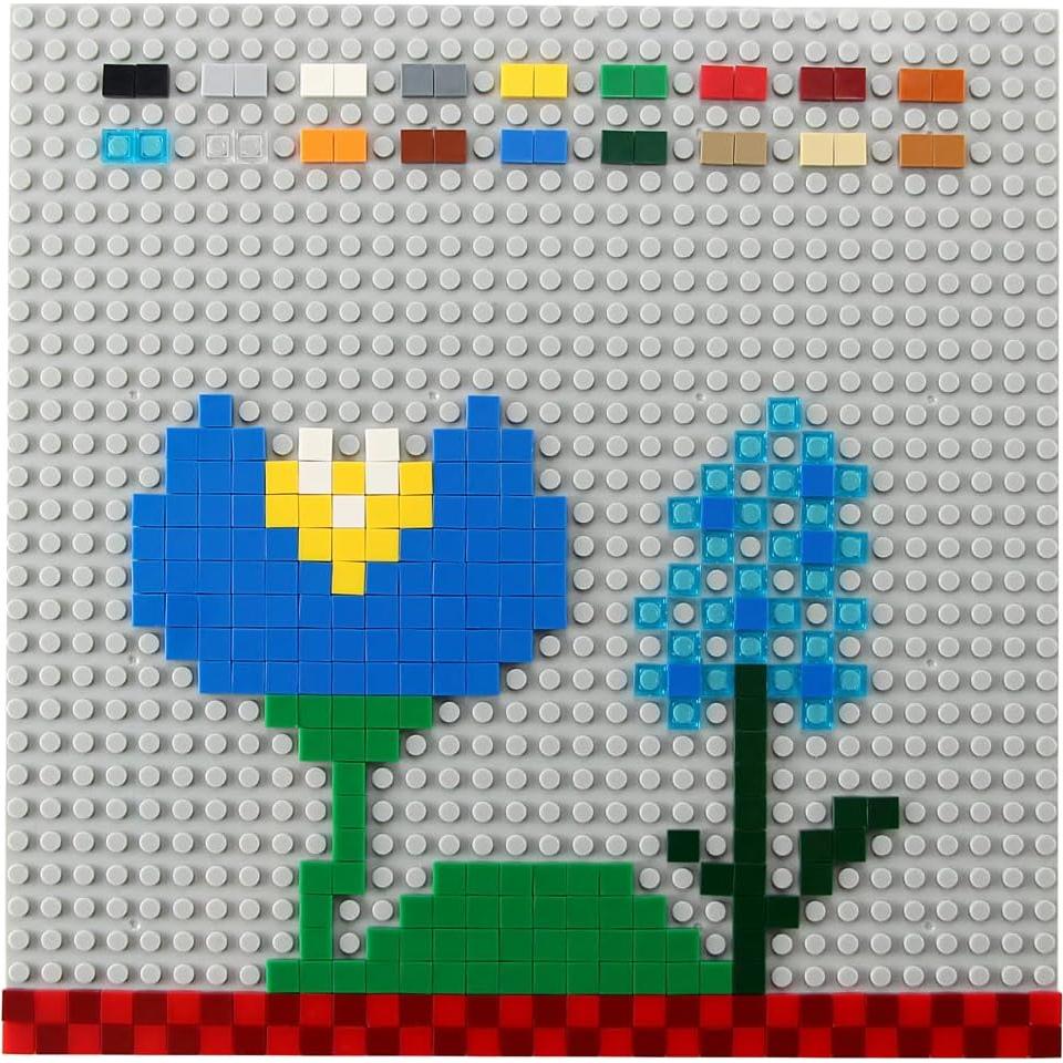 Feleph Azulejos Cuadrados 1x1 1000PCS Multicolor para Mosaicos