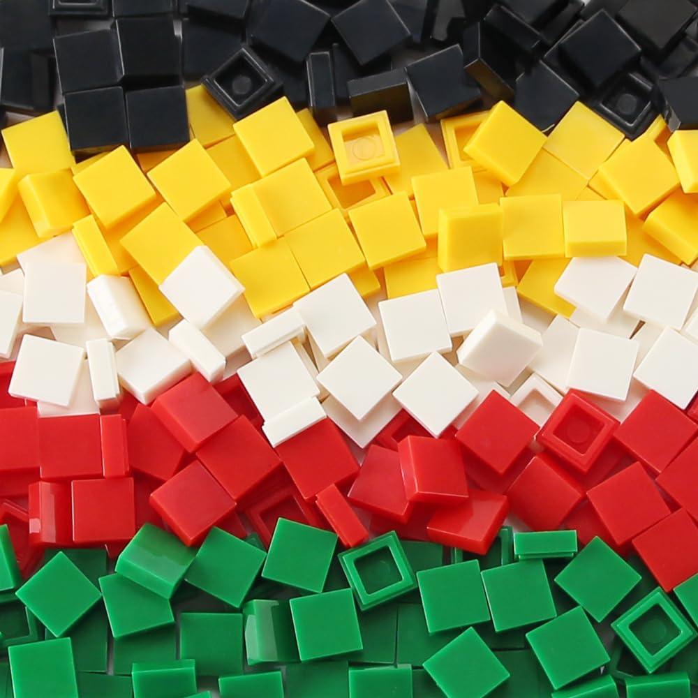 Feleph Azulejos Cuadrados 1x1 1000PCS Multicolor para Mosaicos