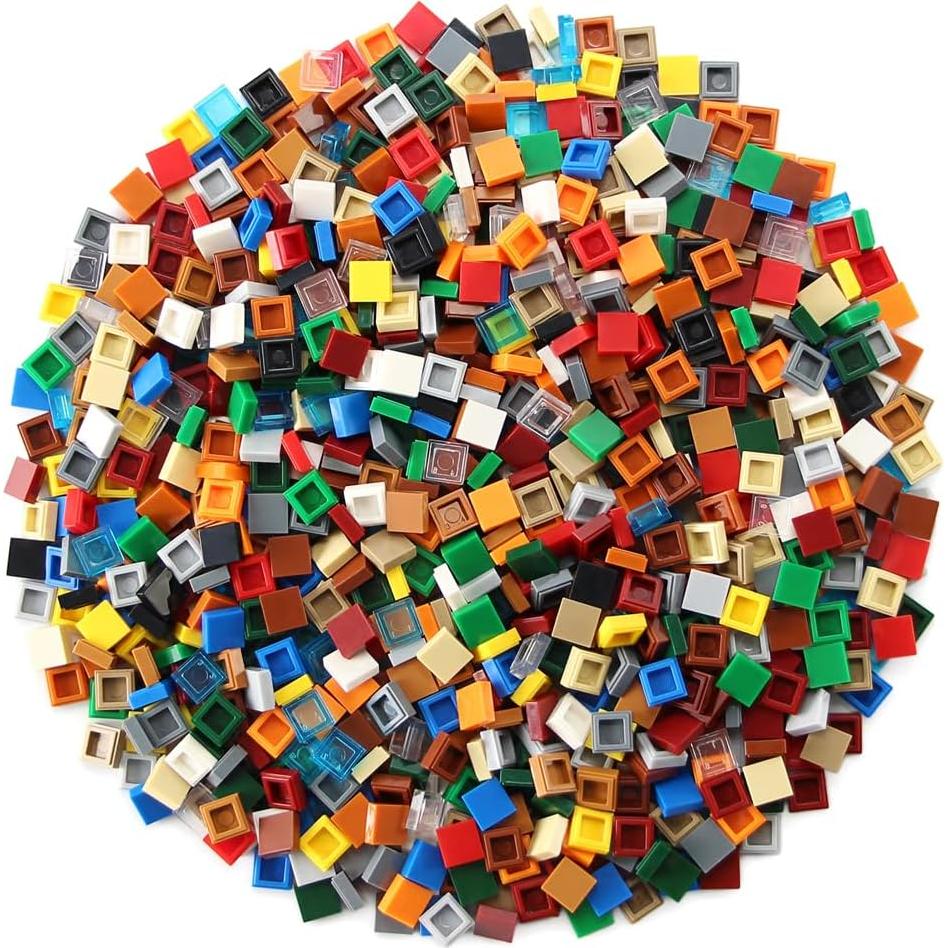 Feleph Azulejos Cuadrados 1x1 1000PCS Multicolor para Mosaicos