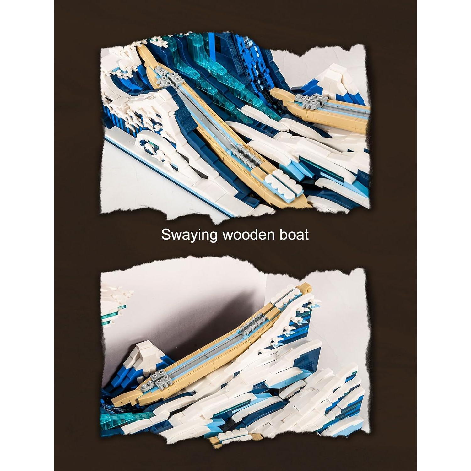 Juego de Bloques de Construcción SEMKY La Gran Onda 1786 Piezas