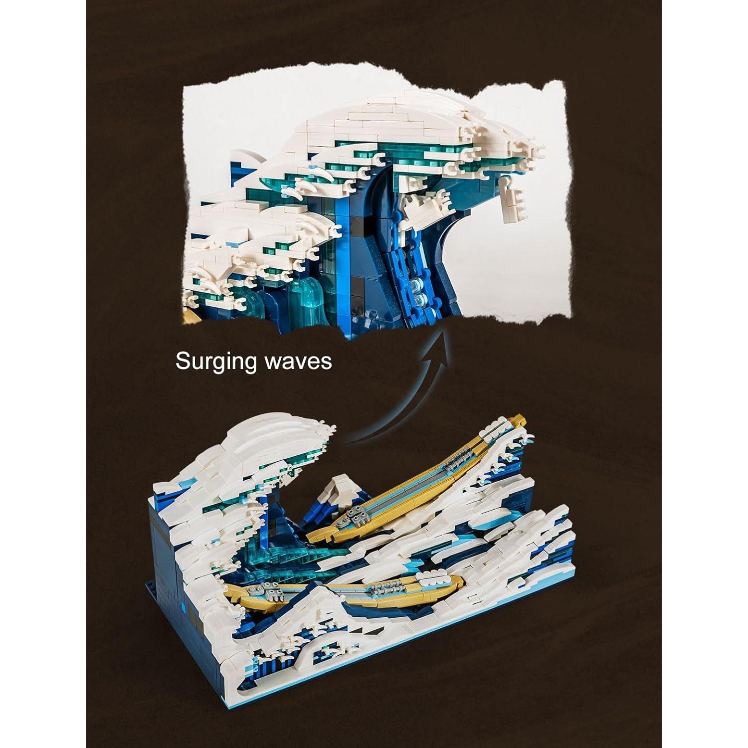 Juego de Bloques de Construcción SEMKY La Gran Onda 1786 Piezas