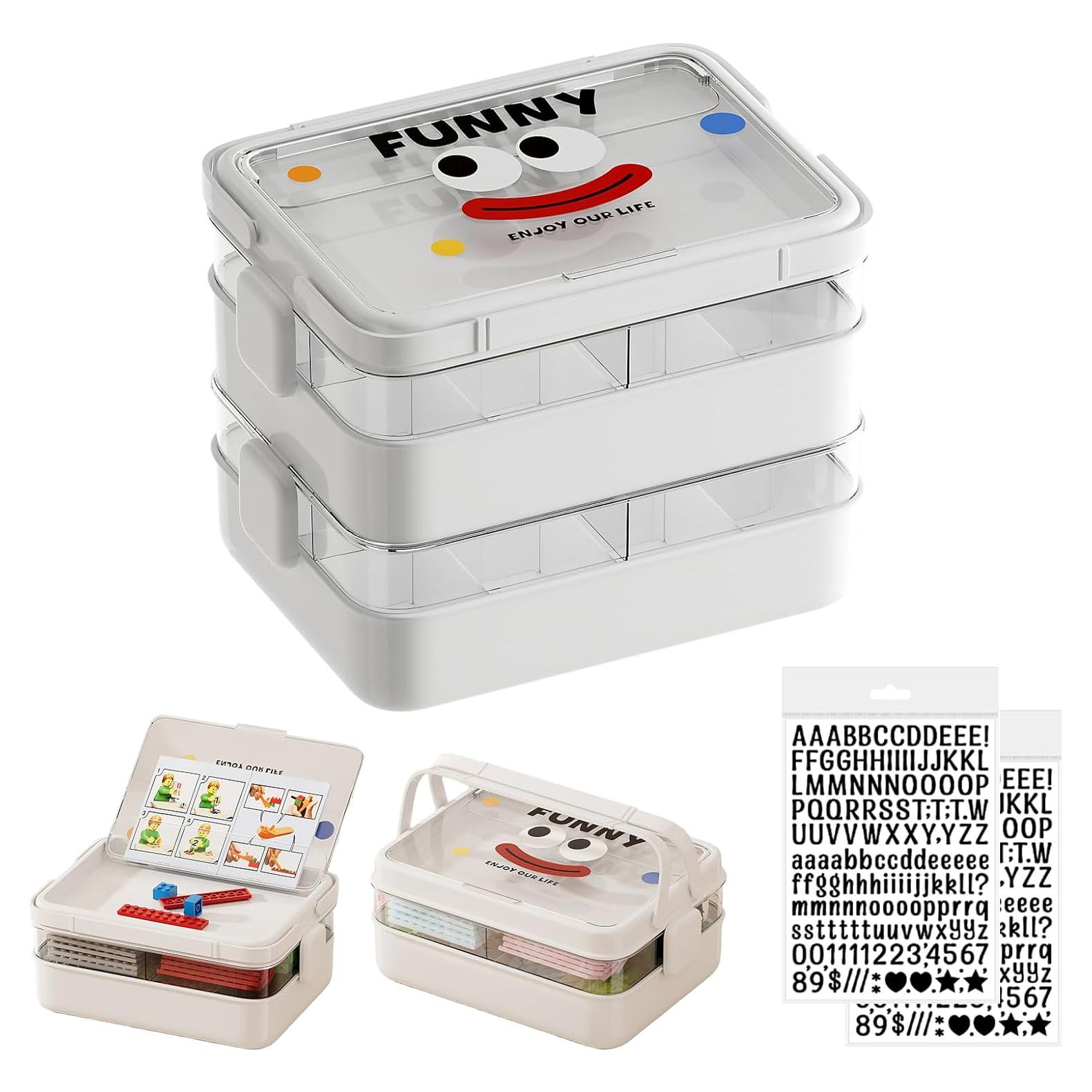 Caja de Almacenamiento Plástica UFORU 5 Capas Blanca