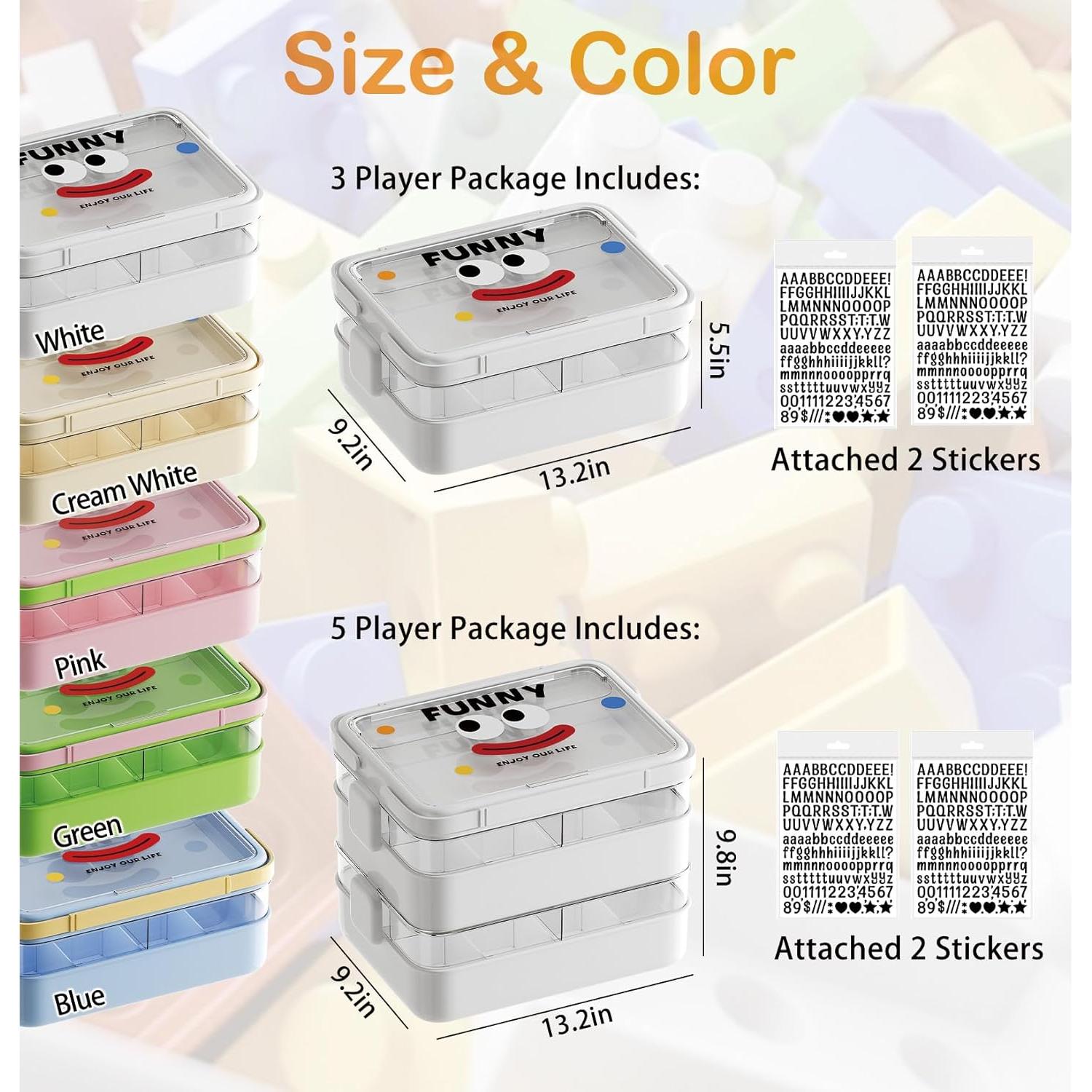 Caja de Almacenamiento Plástica UFORU 5 Capas Blanca