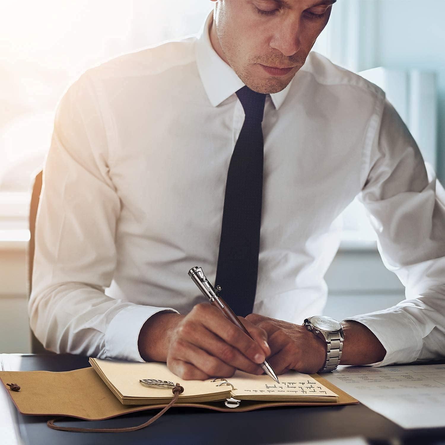 Bolígrafo táctico SHALORY con clip y recargas extra