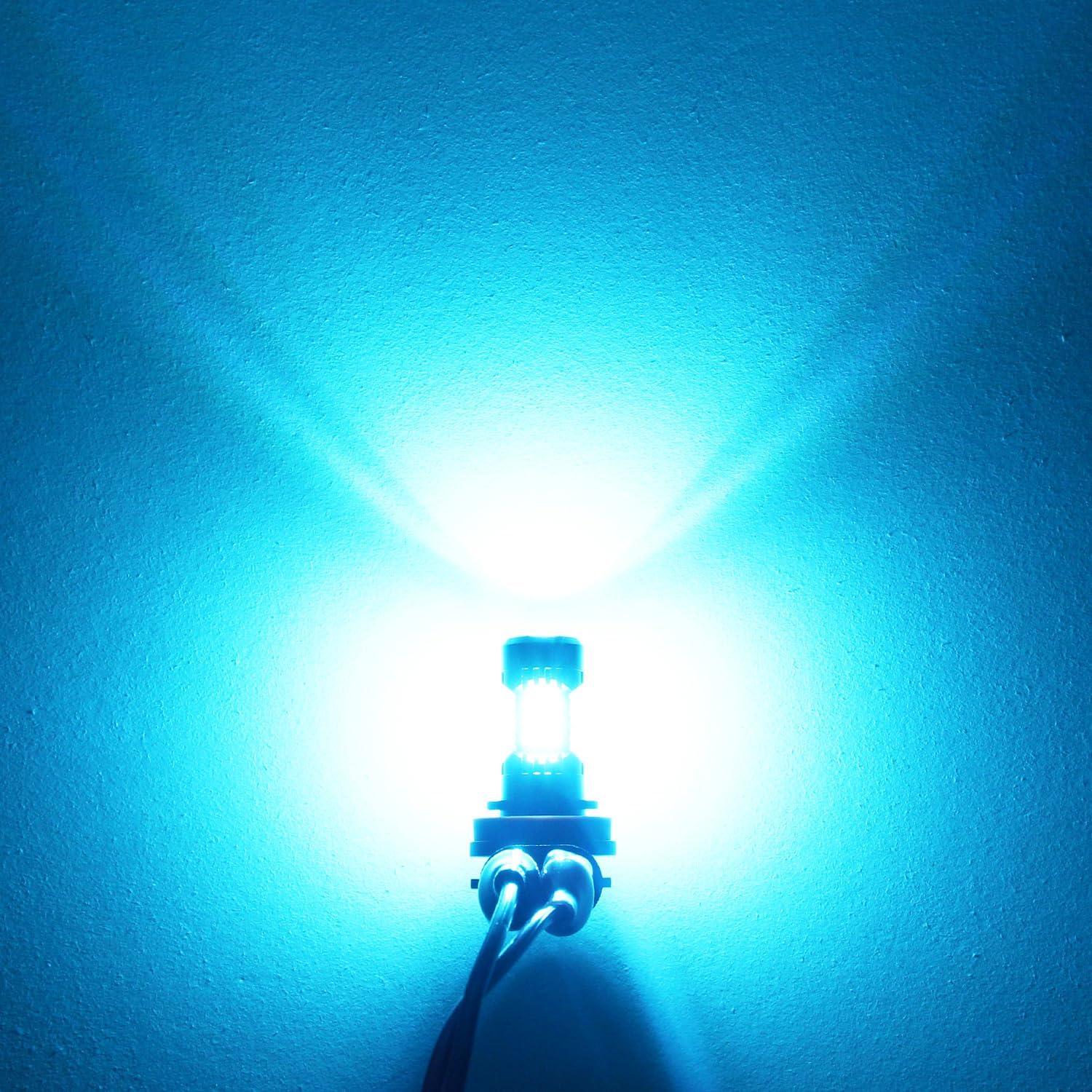 Bombillas LED de Niebla PHINLION H11 H8 Azul Hielo 3200 Lúmenes