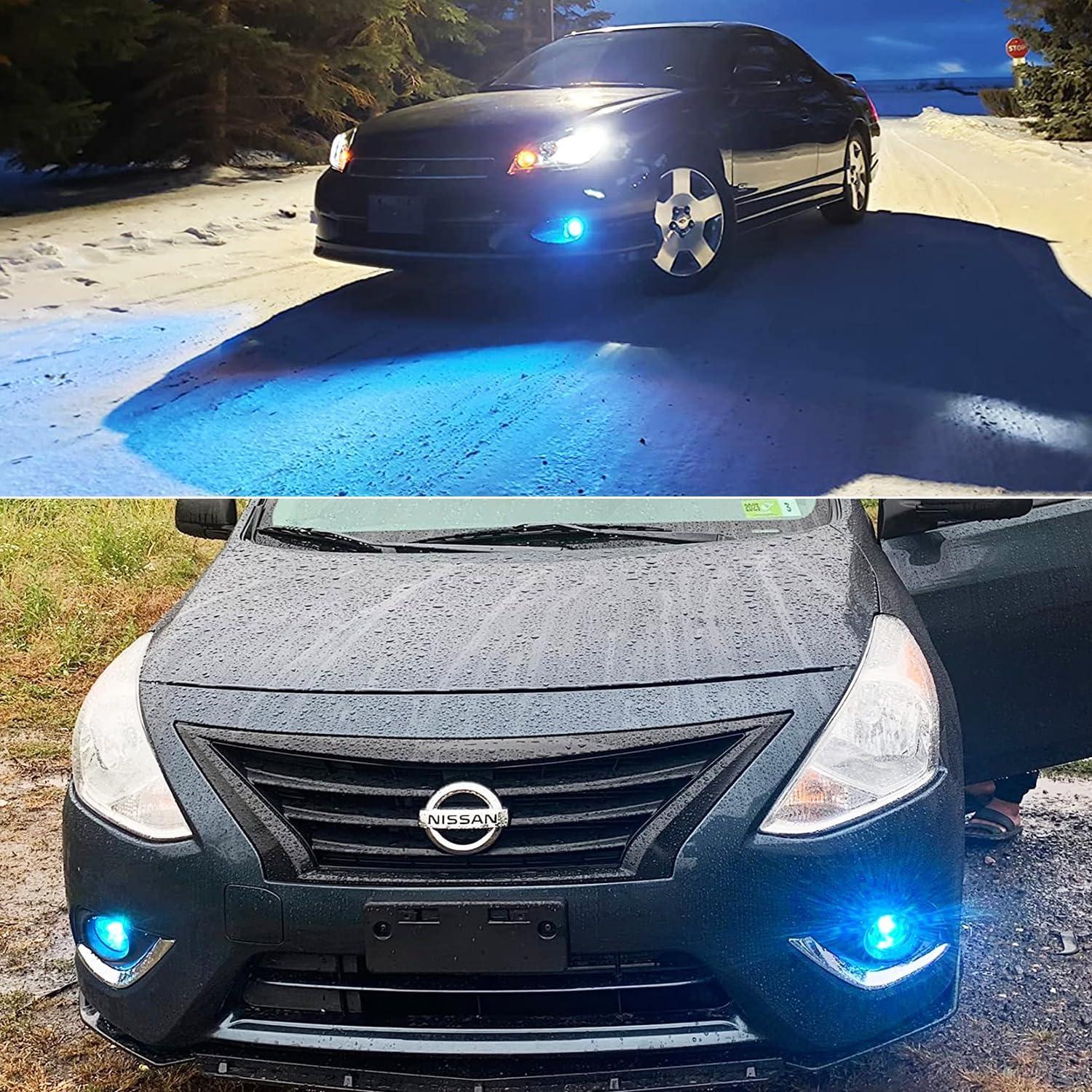 Bombillas LED de Niebla PHINLION H11 H8 Azul Hielo 3200 Lúmenes